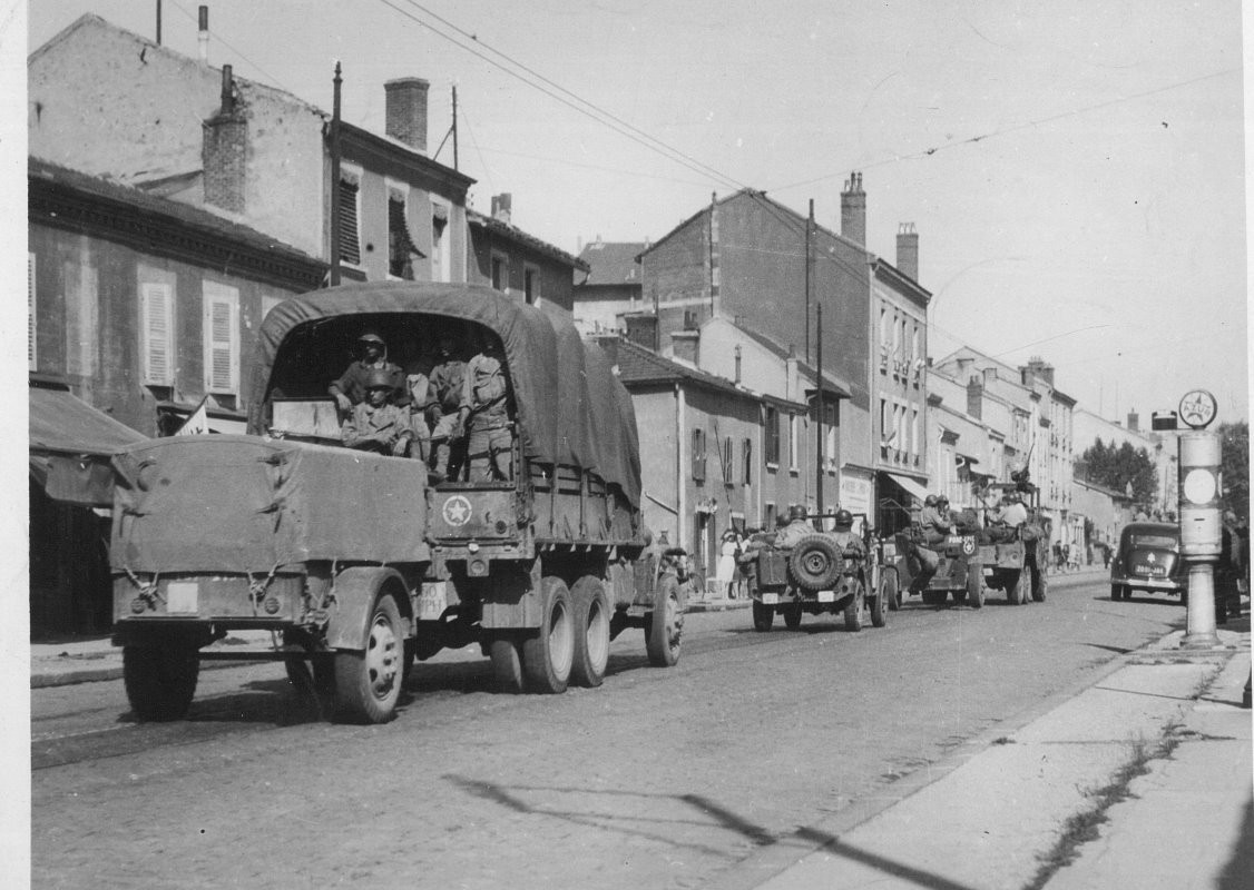 Arrivée des troupes Françaises à Roanne