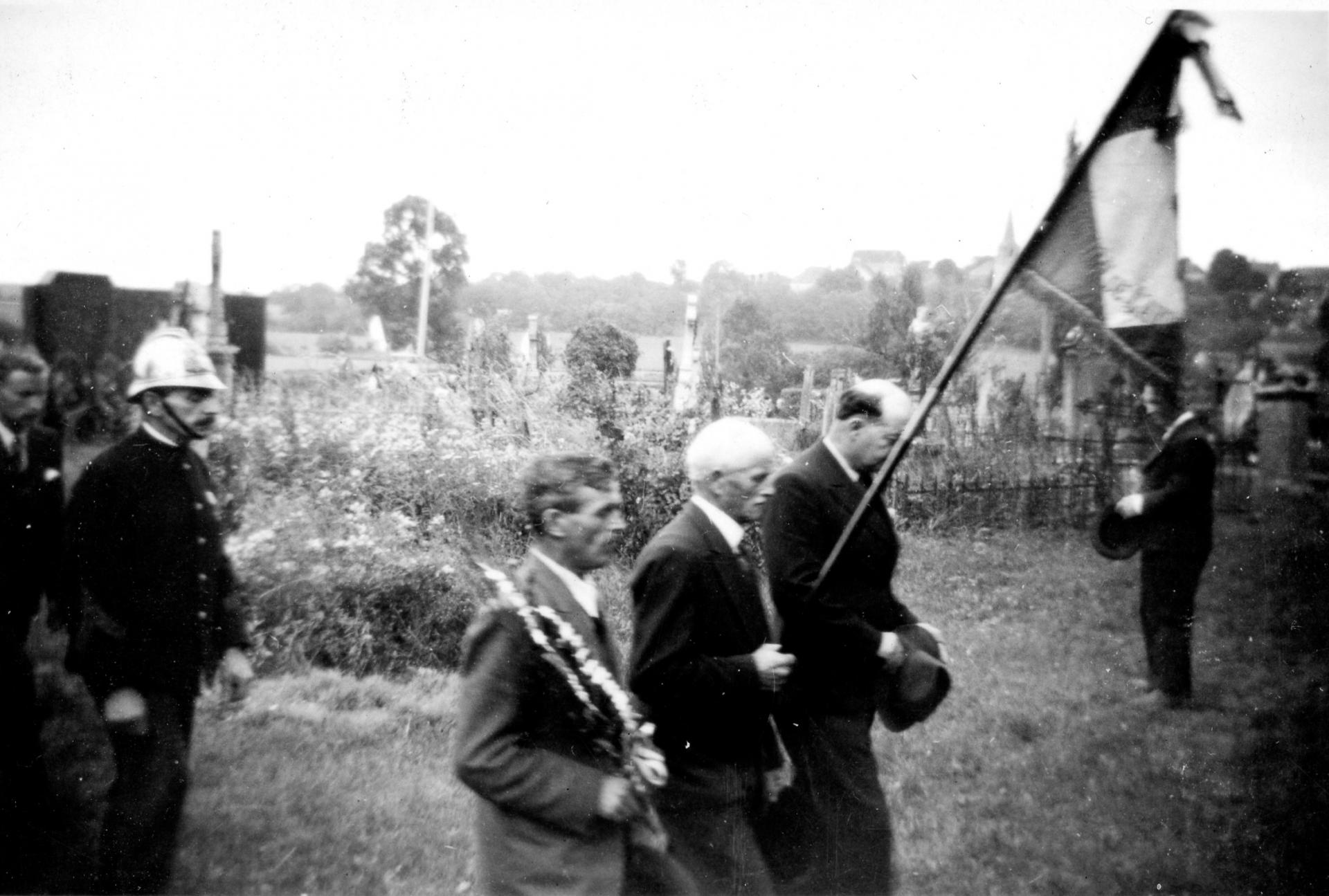 Arrivèe à l'église