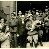 Visite du Commandant Marey - 19 septembre 1944