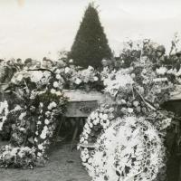 Inhumation de combattants tués à Neaux le 18 Aout 1944