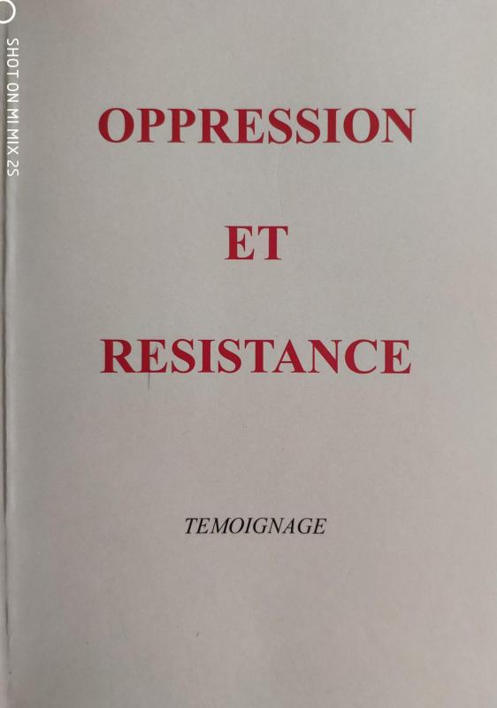 Oppression et resistance tome 2 recto